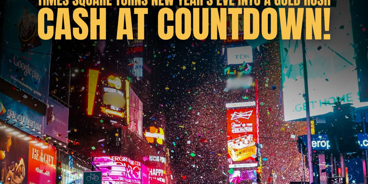 Cash at Countdown at New Year’s Eve | The Daily Newyorks