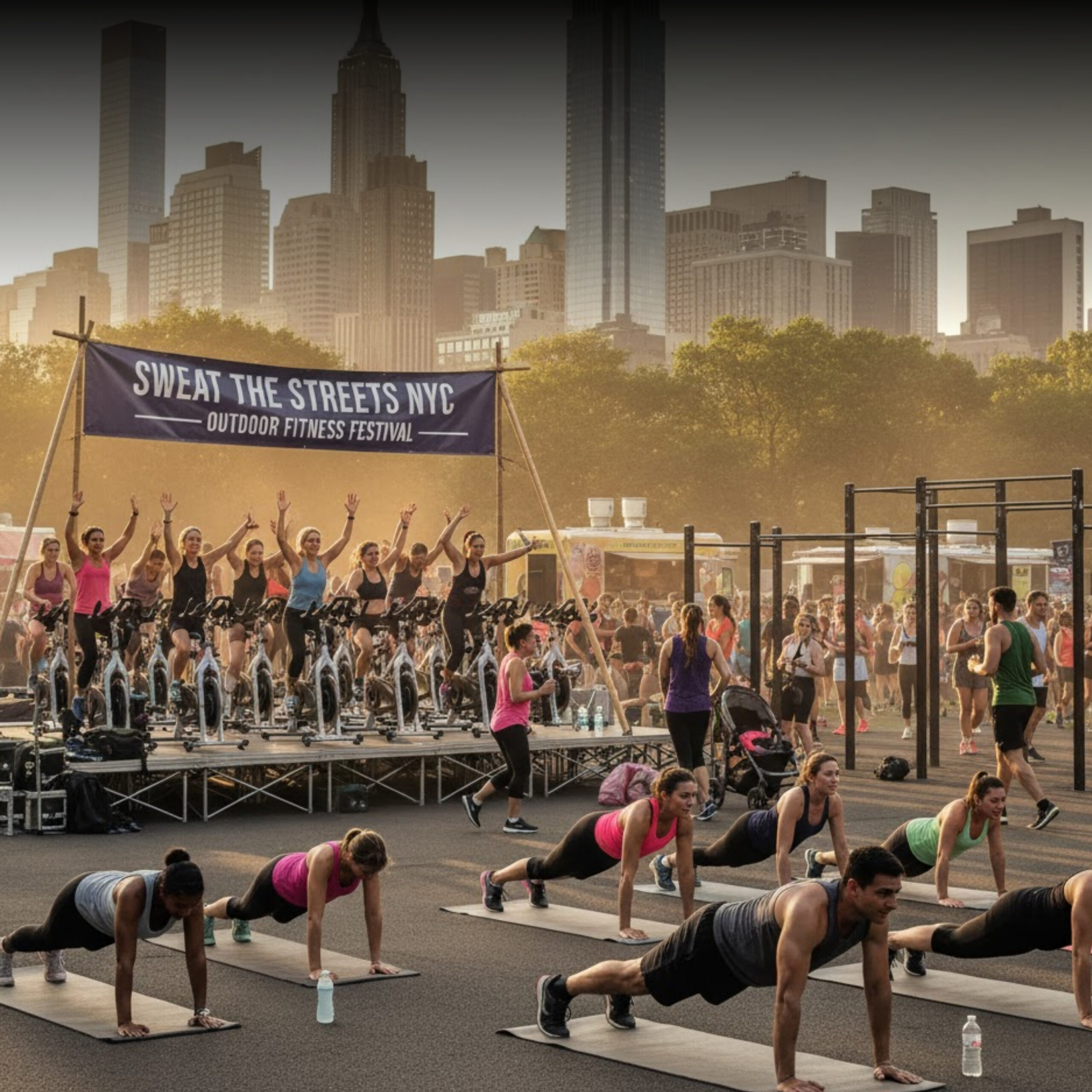 Sweat on the Streets: The Outdoor Fitness Boom Taking Over New York