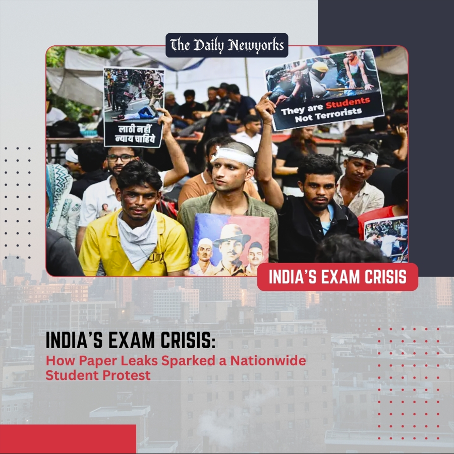 India’s Exam Crisis: How Paper Leaks Sparked a Nationwide Student Protest 