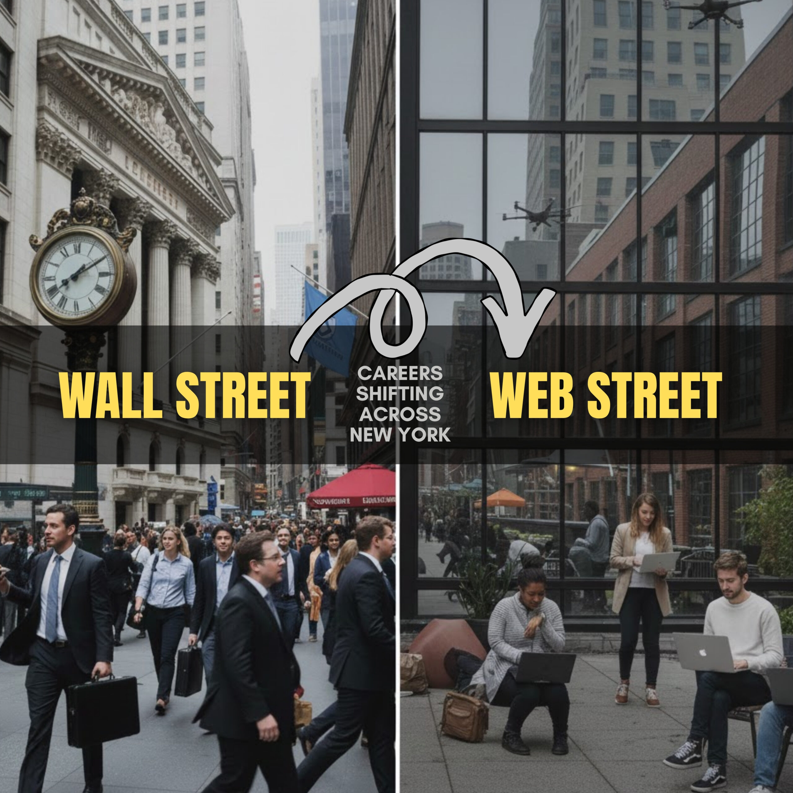 From Wall Street to Web Street: Careers Shifting Across New York