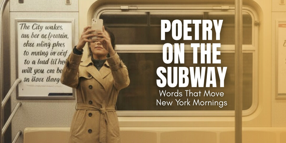 Poetry on the Subway Inspires Commuters | The Daily Newyorks