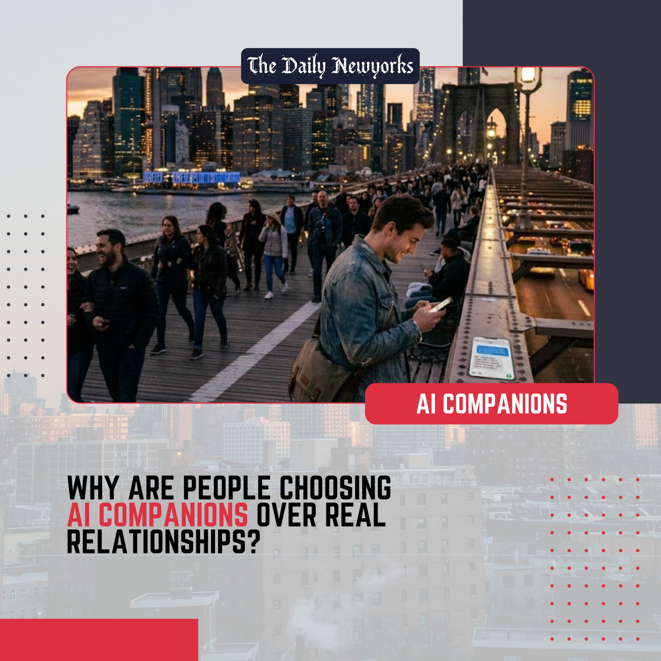 Why Are People Choosing AI Companions Over Real Relationships?